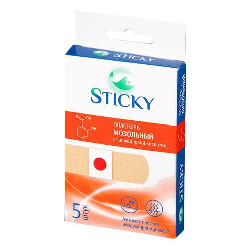 Пластырь мозольный Sticky 5 шт. в Фармация