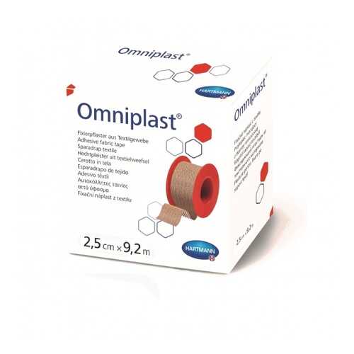 Пластырь Омнипласт Omniplast сильной фиксации для повязок и канюль 2,5 см х9,2м в Фармация