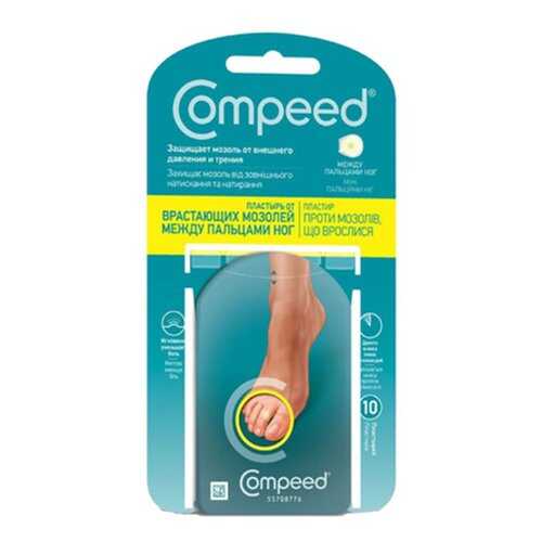 Пластырь от сухих мозолей Compeed CP002607 2,2 х 1,97 см телесный 10 шт. в Фармация