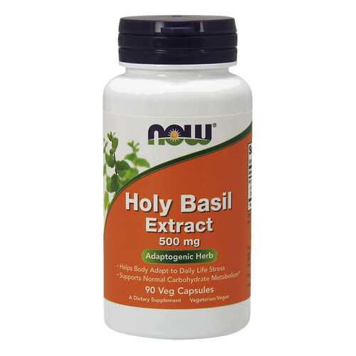 Для нервной системы NOW Holy Basil Extract 500 мг 90 капсул в Фармация