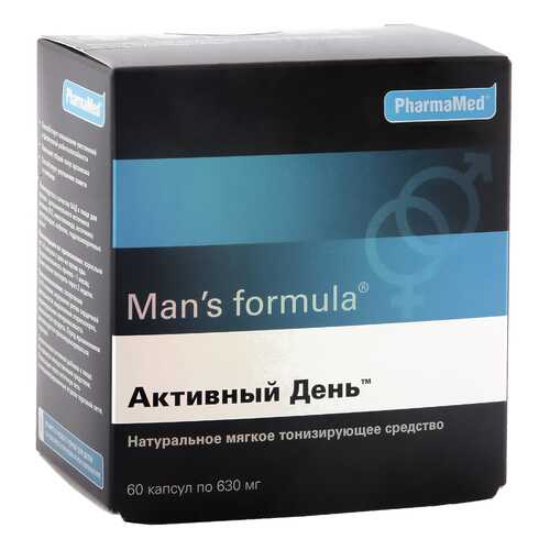 Man's formula PharmaMed активный день 60 капсул в Фармация