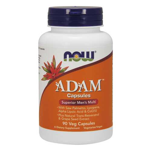 Витаминно-минеральный комплекс NOW Adam Male Multi вегетарианские капсулы 90 шт. в Фармация