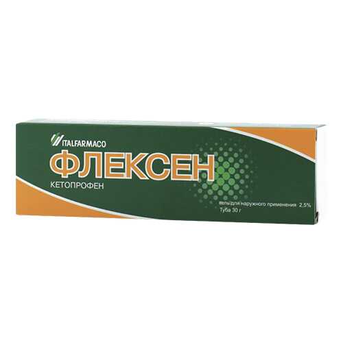 Флексен гель для наружн.прим.2,5% туба 30 г в Фармация