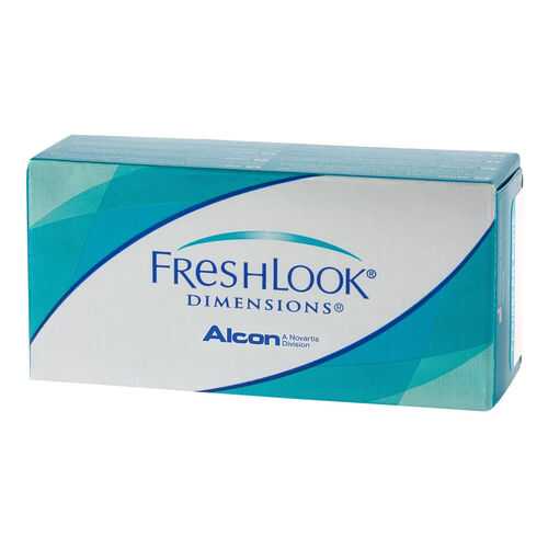Контактные линзы FreshLook Dimensions 2 линзы 0,00 carribean aqua в Фармация