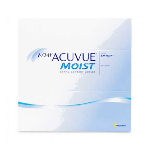 Контактные линзы 1-Day Acuvue Moist 90 линз R 8,5 -4,00 в Фармация