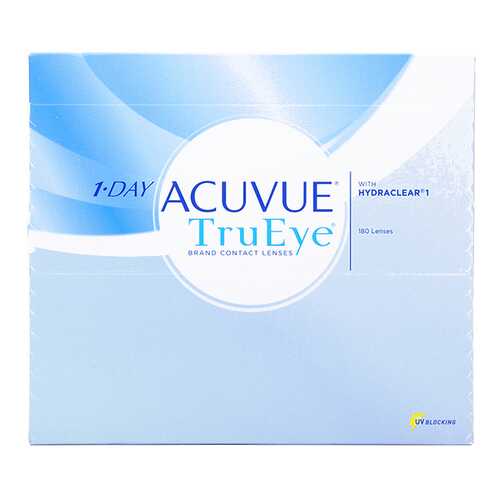 Контактные линзы 1-Day Acuvue TruEye 180 линз R 8,5 -1,25 в Фармация