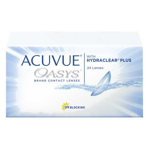 Контактные линзы Acuvue Oasys with Hydraclear Plus 24 линзы R 8,4 -1,25 в Фармация