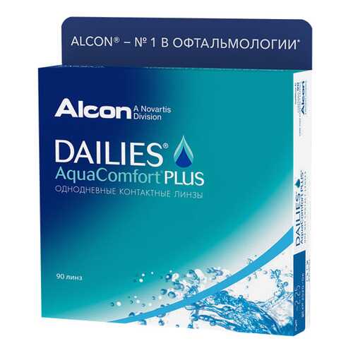 Контактные линзы ALCON Dailies AquaComfort Plus 90 линз -1,75 в Фармация