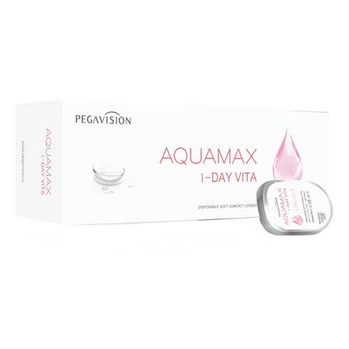 Контактные линзы Aquamax 1 Day Vita 30 линз R 8,6 -6,50 в Фармация