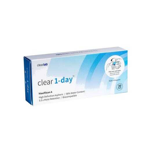 Контактные линзы ClearLab Clear 1-Day 30 линз R 8.7 -03,50 в Фармация