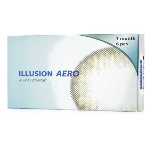 Контактные линзы ILLUSION Aero 6 линз R 8.6 -2.25D в Фармация