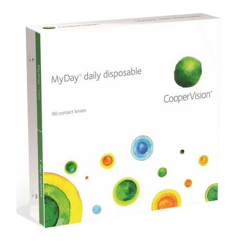 Контактные линзы MyDay Daily disposable 90 линз R 8,4 -9,50 в Фармация