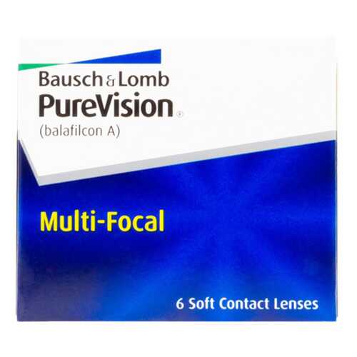 Контактные линзы PureVision Multi-Focal 6 линз low -2,00 в Фармация