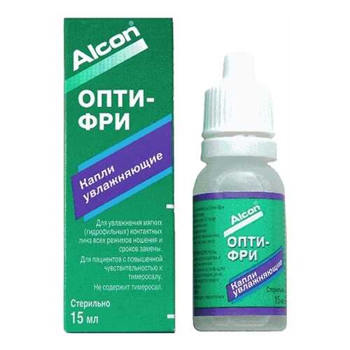 Капли для линз Alcon Opti-Free 15 мл в Фармация