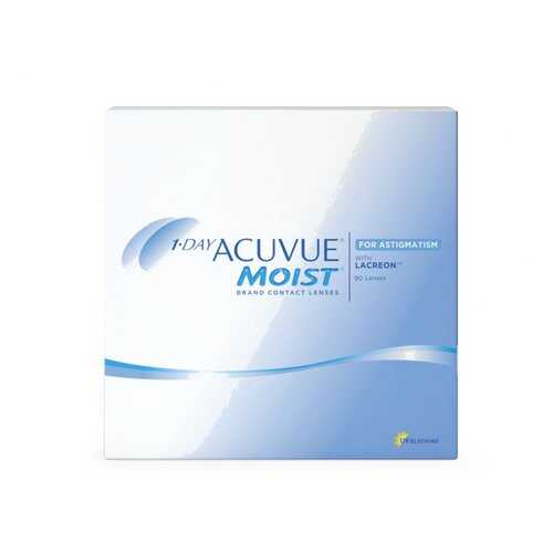 Контактные линзы 1-Day Acuvue Moist for Astigmatism 90 линз -1,00/-0,75/170 в Фармация