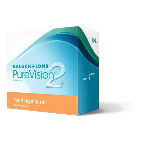 Контактные линзы PureVision 2 for Astigmatism 3 линзы -2,25/-2,25/150 в Фармация