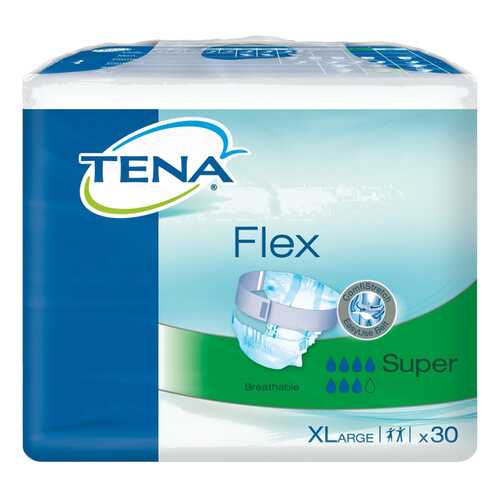 Подгузники для взрослых с поясом, XL, 30 шт. Tena Flex Plus в Фармация