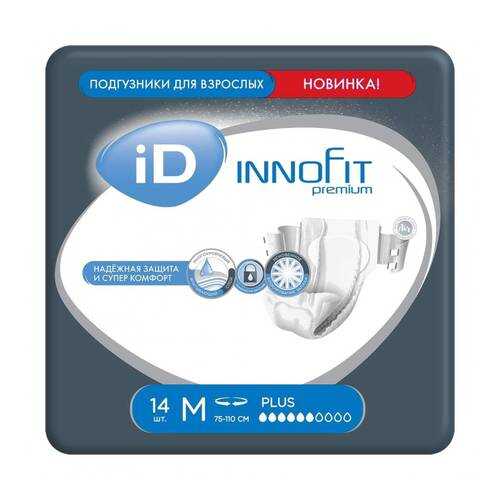 Подгузники iD Innofit для взрослых М 14 шт в Фармация