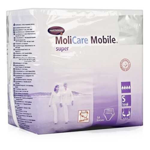 Впитывающие трусы для взрослых, S, 14 шт. MoliCare Mobile Super в Фармация