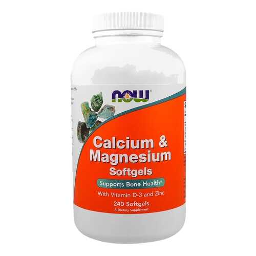 Кальций NOW Calcium&Magnesium 240 капс. в Фармация