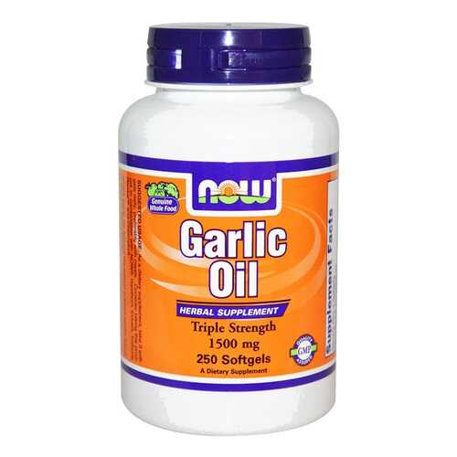 Другие масла и жиры NOW Garlic Oil 250 капс. в Фармация