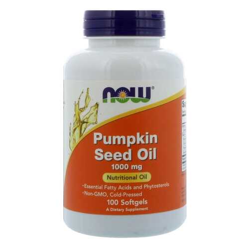 Другие масла и жиры NOW Pumpkin Seed Oil 100 капс. в Фармация