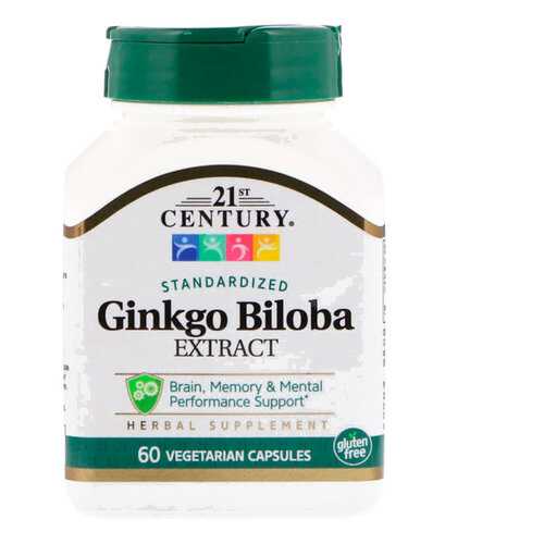 Гинкго Билоба 21ST CENTURY Ginkgo Biloba вег. капсулы 60 шт. в Фармация