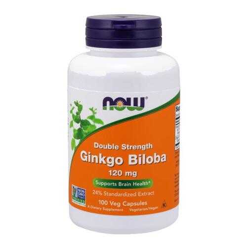 Гинкго Билоба NOW Ginkgo Biloba 120 mg (100 капсул) в Фармация