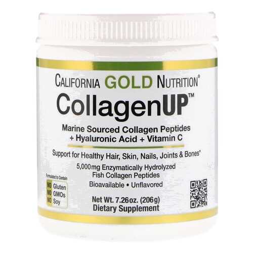 CollagenUP + Hyaluronic Acid + Vit C California Gold Nutrition 5000 мг 206 г в Фармация