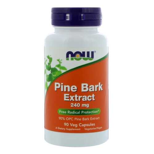 Антиоксидант NOW Pine Bark Extract 90 капсул в Фармация