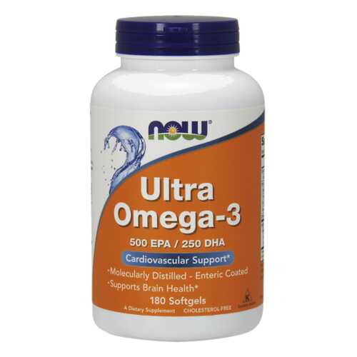 Omega-3 NOW Ultra 500 Epa/250 Dha 180 капс. в Фармация