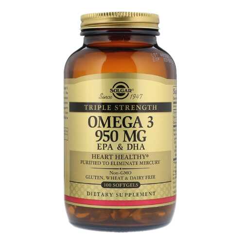 Omega-3 Solgar Epa&Dha Triple Strength 100 капс. в Фармация